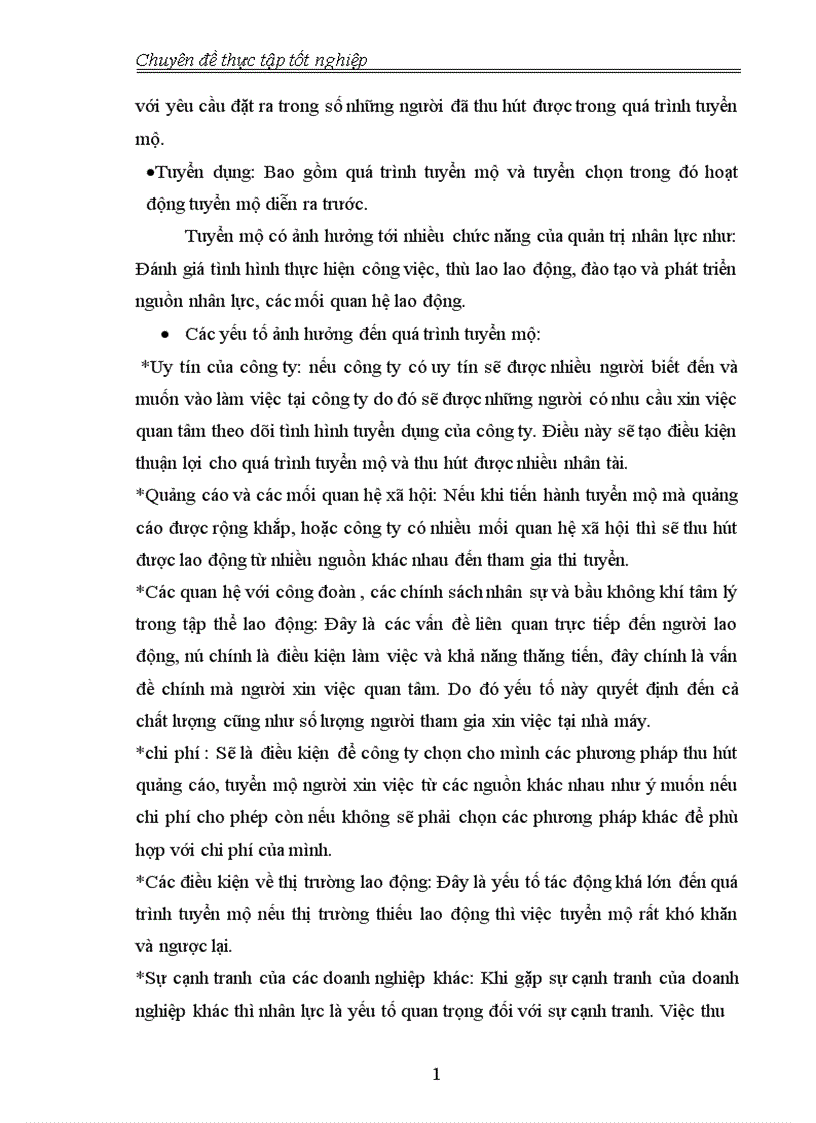 image for page Hoàn thiện công tác tuyển mộ tuyển chọn nhân lực tại nhà máy bia Đông Nam Á 1