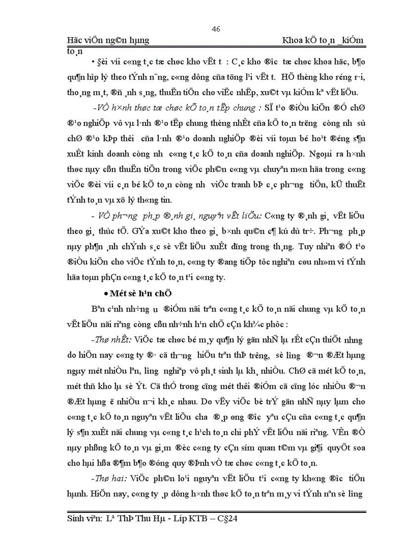 image for page Hoàn thiện công tác kế toán nguyên vật liệu tai công ty TNHH một thành viên bê tông TRANSMECO