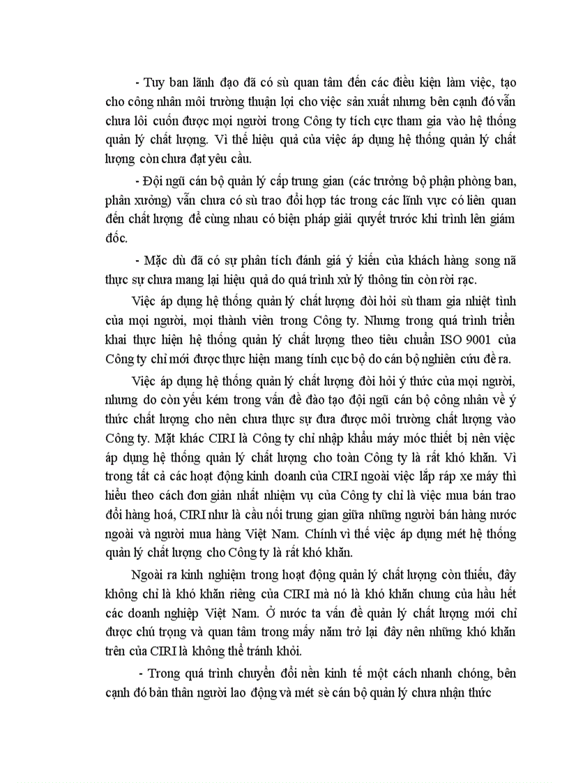 image for page Nghiên cứu áp dụng hệ thống quản lý chất lượng trong việc nhập khẩu linh kiện và lắp ráp xe gắn máy của Công ty Quan hệ Quốc tế Đầu tư sản xuất 1