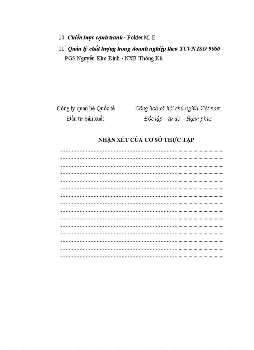 image for page Nghiên cứu áp dụng hệ thống quản lý chất lượng trong việc nhập khẩu linh kiện và lắp ráp xe gắn máy của Công ty Quan hệ Quốc tế Đầu tư sản xuất 1