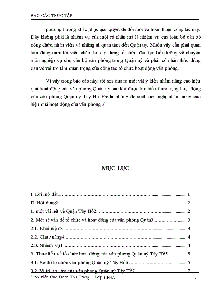 image for page Công tác tổ chức và hoạt động của Văn phòng Quận uỷ Tây Hồ