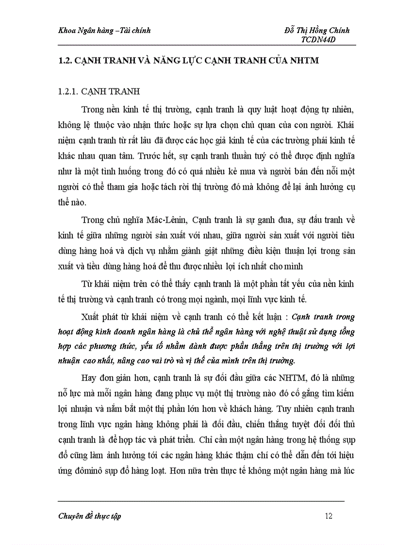 image for page Năng cao nâng lực cạnh tranh trong quá trình hội nhập kinh tế quốc tế tại VPBank