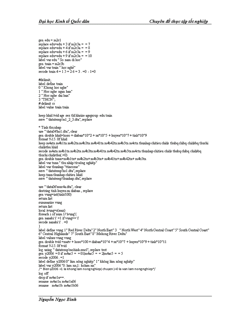 image for page Sử dụng mô hình kinh tế lượng phân tích quá trình chuyển đổi nghề của lao động nông nghiệp Việt Nam