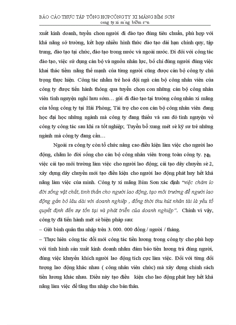 image for page Báo cáo thực tập tổng hợp công ty xi măng bỉm sơn