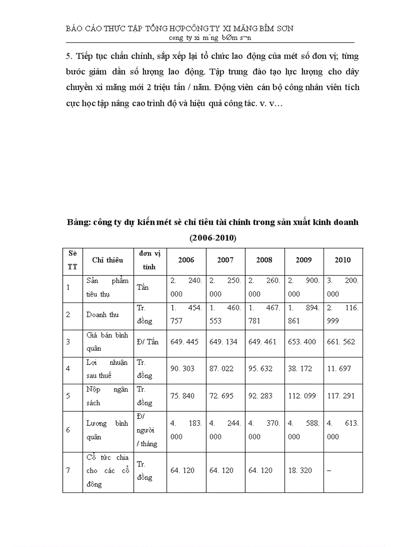 image for page Báo cáo thực tập tổng hợp công ty xi măng bỉm sơn