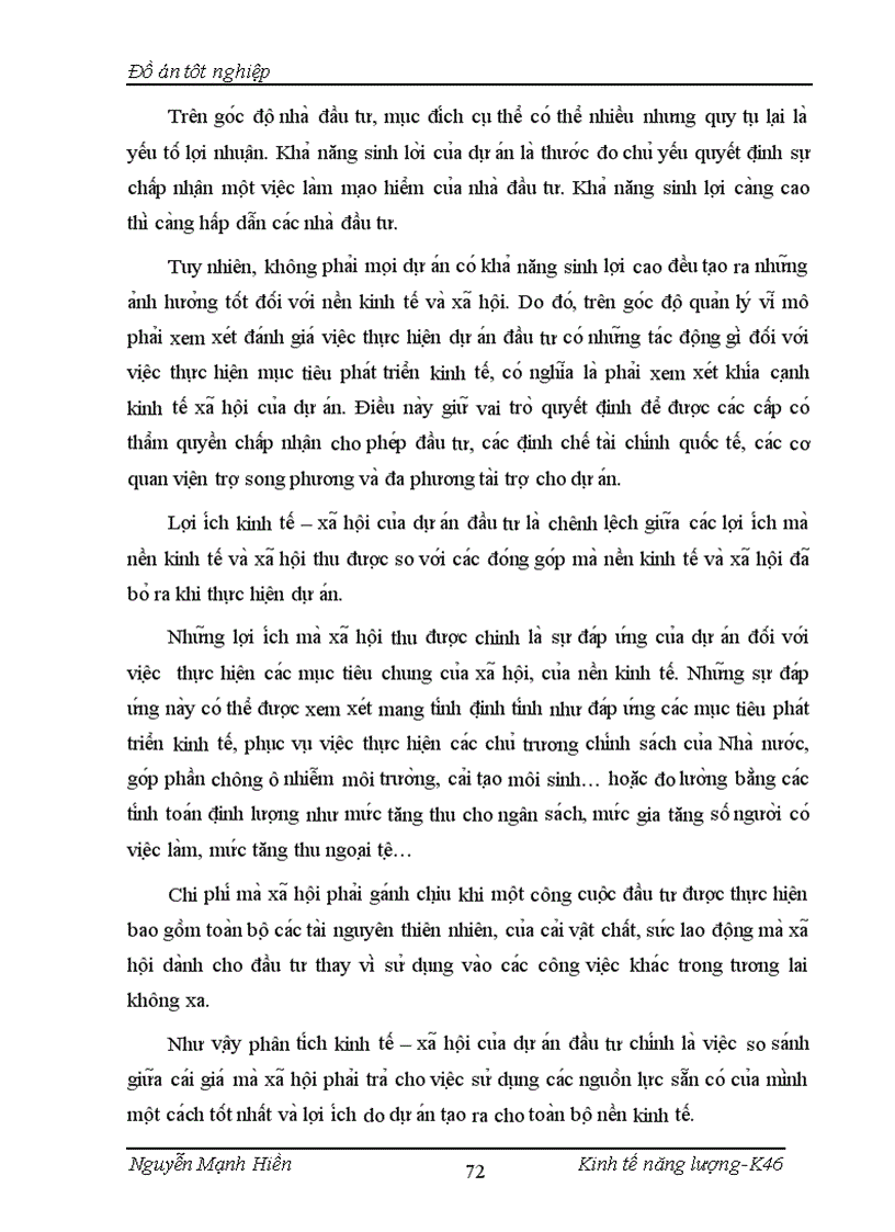 image for page Phân tích đánh giá hiệu quả dự án đầu tư xây dựng trạm biến áp 110kV Mỹ Đình