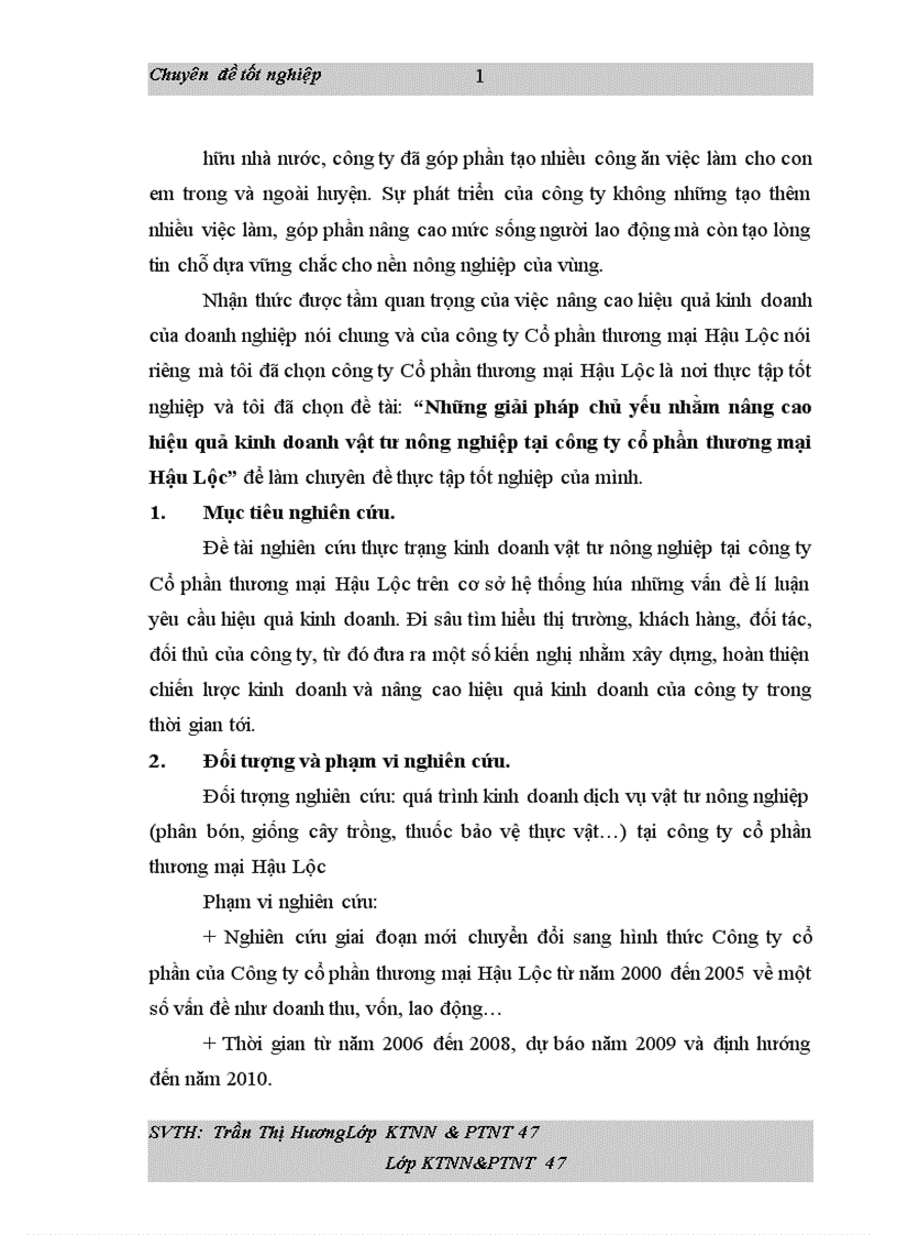 image for page Những giải pháp chủ yếu nhằm nâng cao hiệu quả kinh doanh vật tư nông nghiệp tại công ty cổ phần thương mại Hậu Lộc
