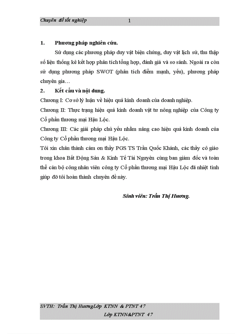 image for page Những giải pháp chủ yếu nhằm nâng cao hiệu quả kinh doanh vật tư nông nghiệp tại công ty cổ phần thương mại Hậu Lộc