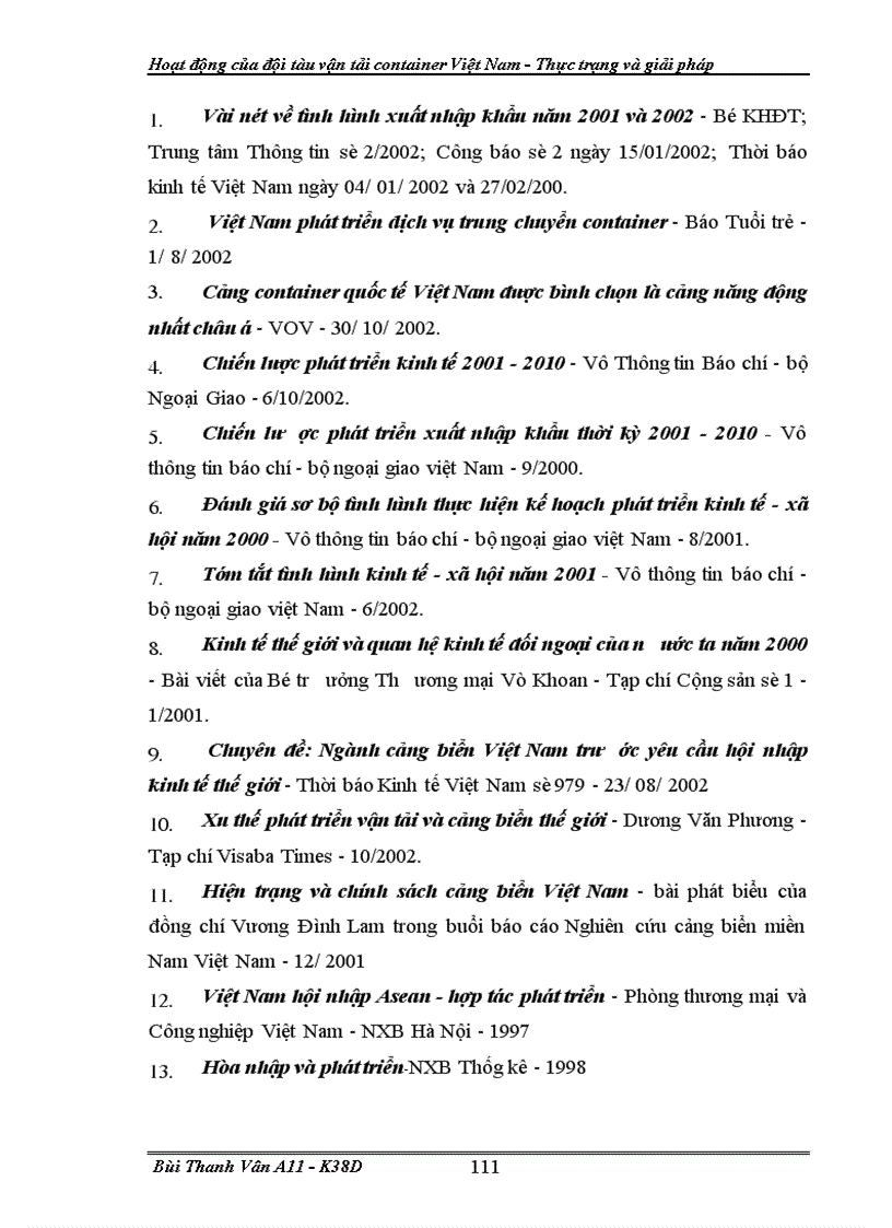image for page Hoạt động của đội tàu vận tải container Việt Nam Thực trạng và giải pháp
