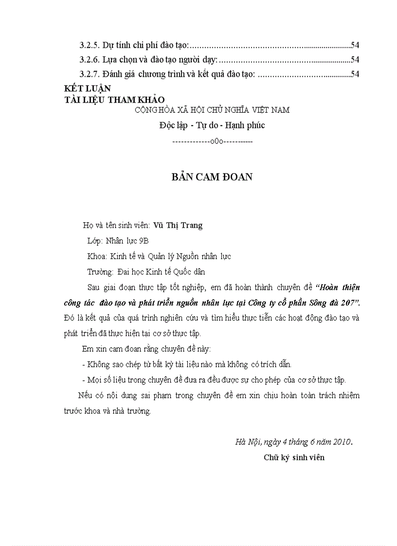 image for page Hoàn thiện công tác đào tạo và phát triển nguồn nhân lực tại Công ty cổ phần Sông đà 207 1