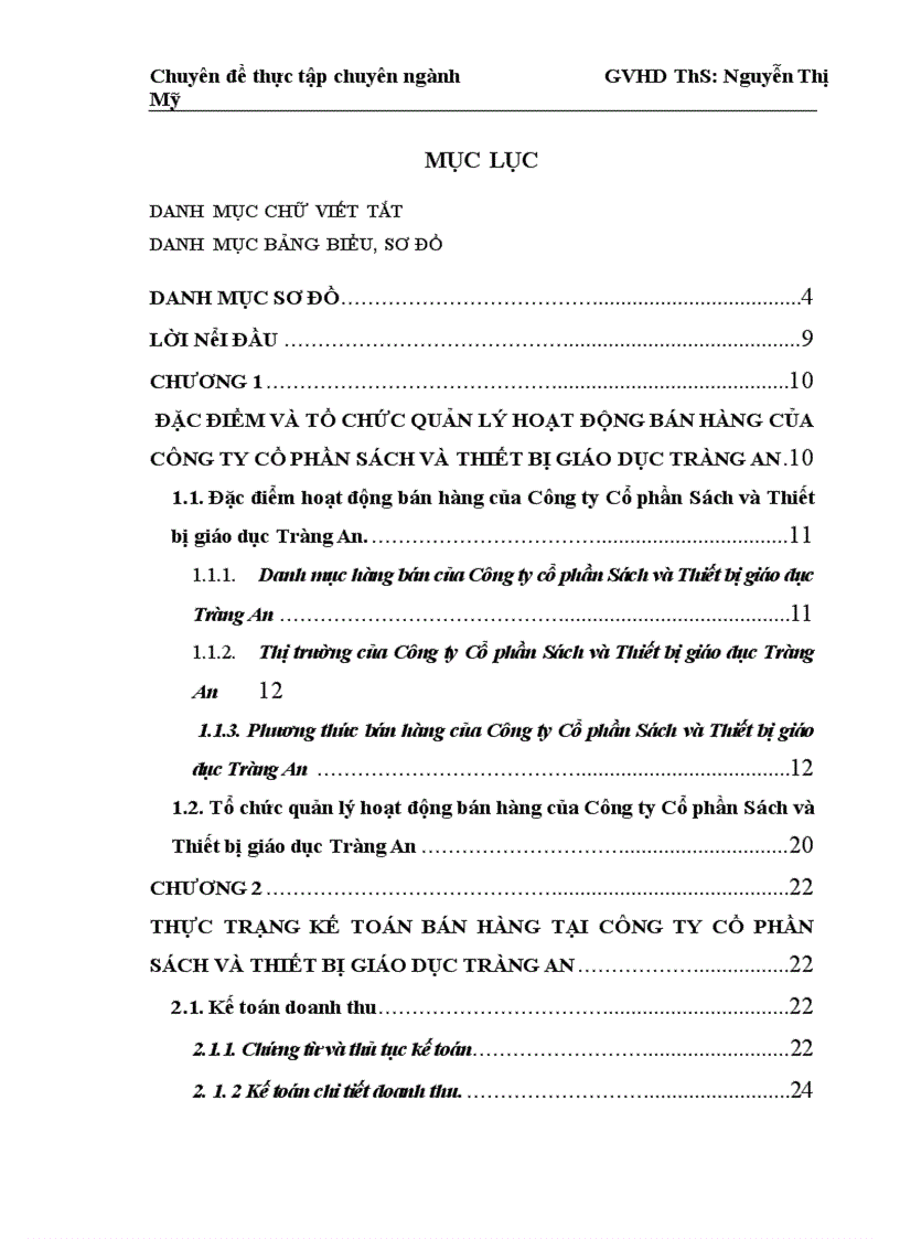 image for page Hoàn thiện kế toán bán hàng tại Công ty Cổ phần Sách và Thiết bị giáo dục Tràng An 1