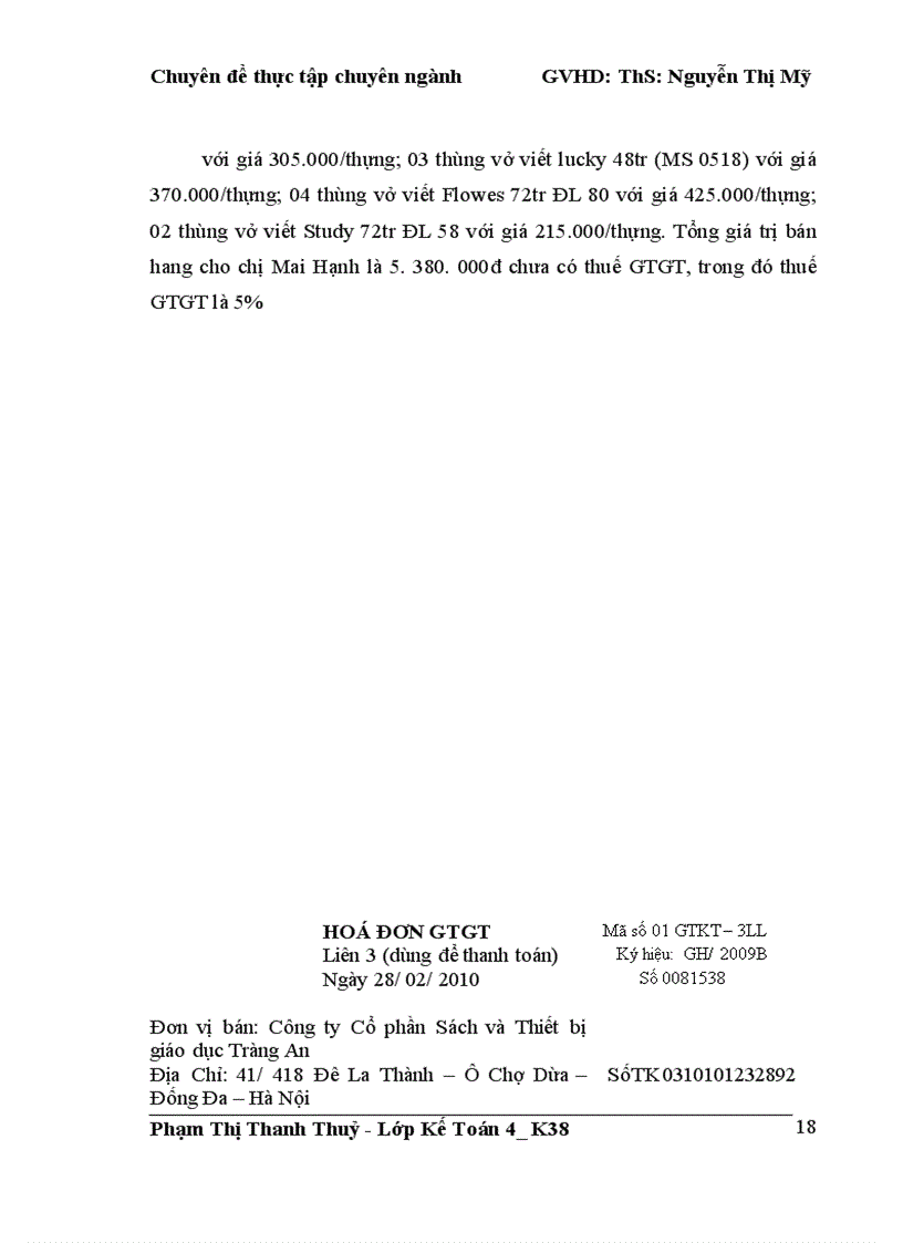 image for page Hoàn thiện kế toán bán hàng tại Công ty Cổ phần Sách và Thiết bị giáo dục Tràng An 1