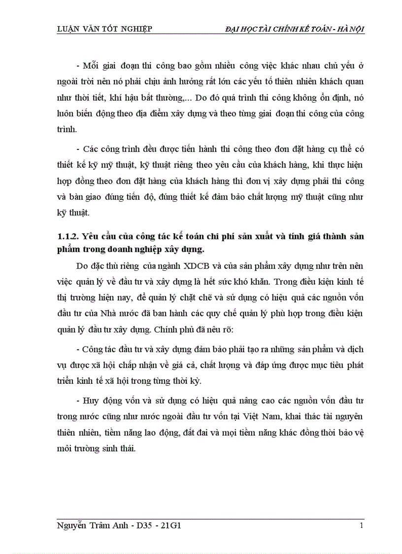 image for page Tổ chức công tác kế toán xác định chi phí sản xuất và tính giá thành sản phẩm 1