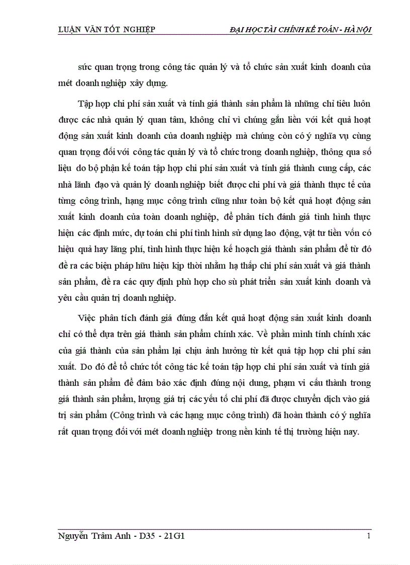 image for page Tổ chức công tác kế toán xác định chi phí sản xuất và tính giá thành sản phẩm 1