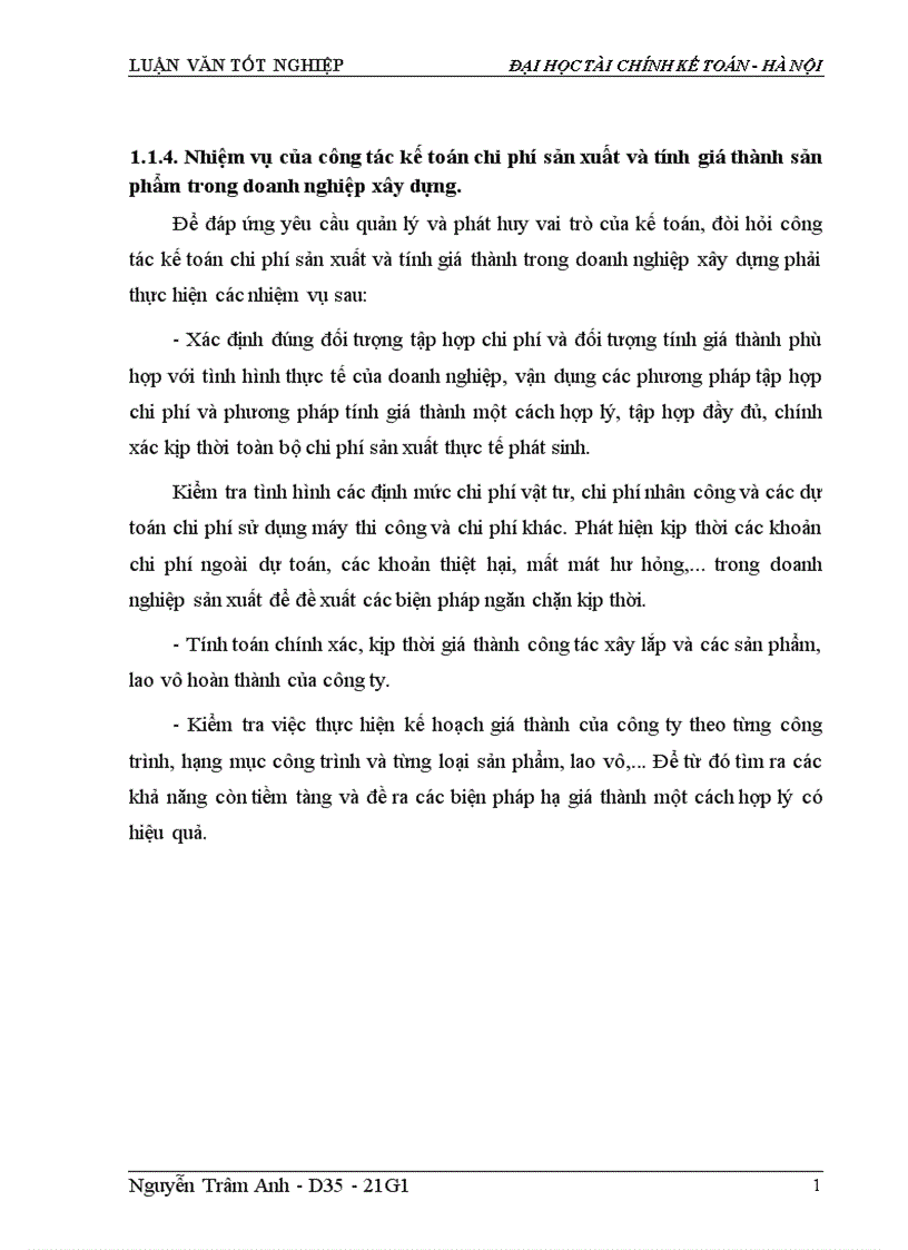 image for page Tổ chức công tác kế toán xác định chi phí sản xuất và tính giá thành sản phẩm 1