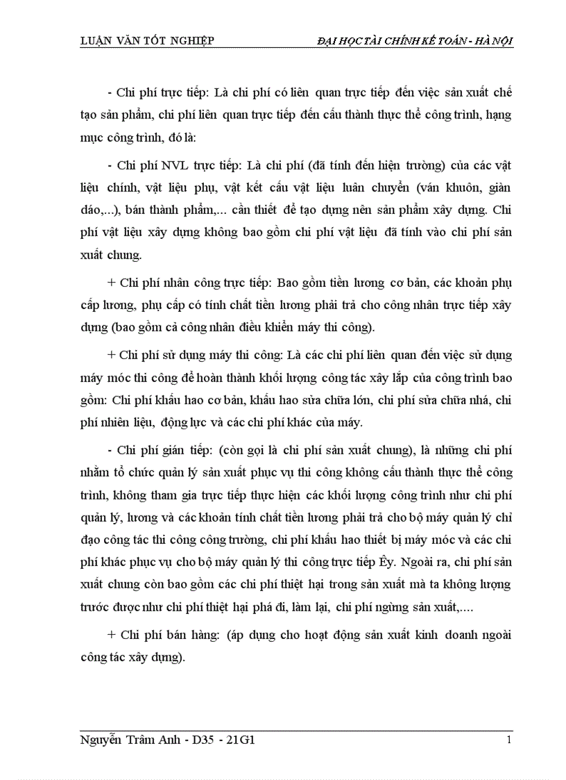 image for page Tổ chức công tác kế toán xác định chi phí sản xuất và tính giá thành sản phẩm 1