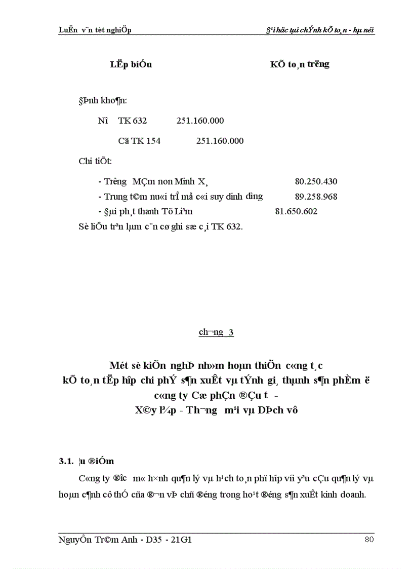 image for page Tổ chức công tác kế toán xác định chi phí sản xuất và tính giá thành sản phẩm 1