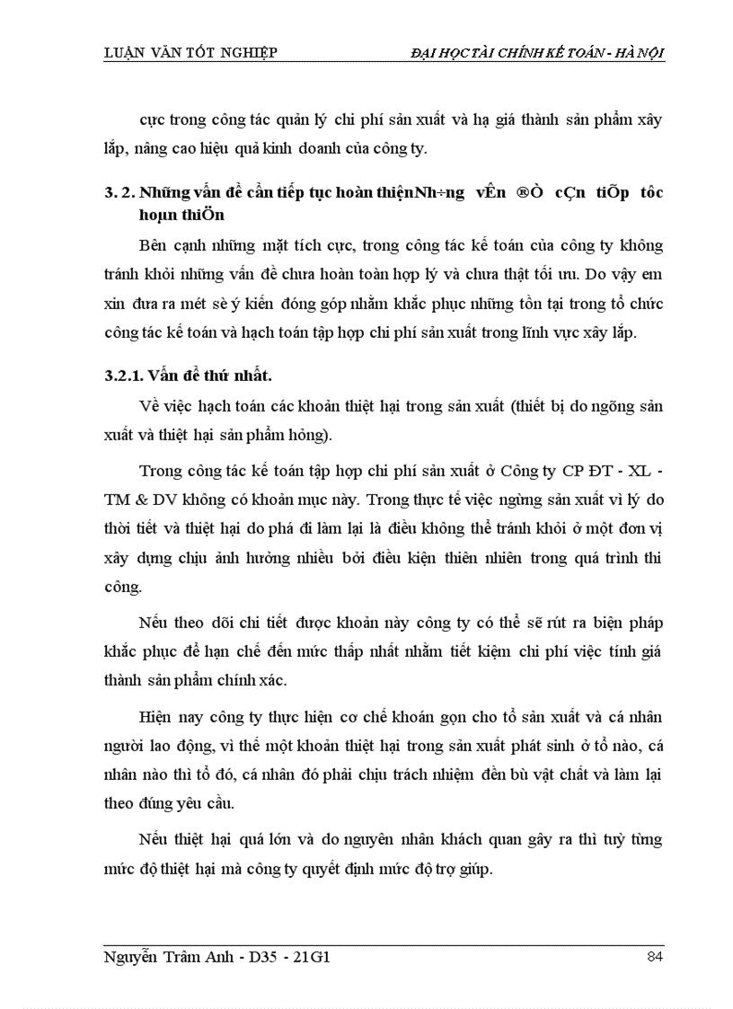image for page Tổ chức công tác kế toán xác định chi phí sản xuất và tính giá thành sản phẩm 1