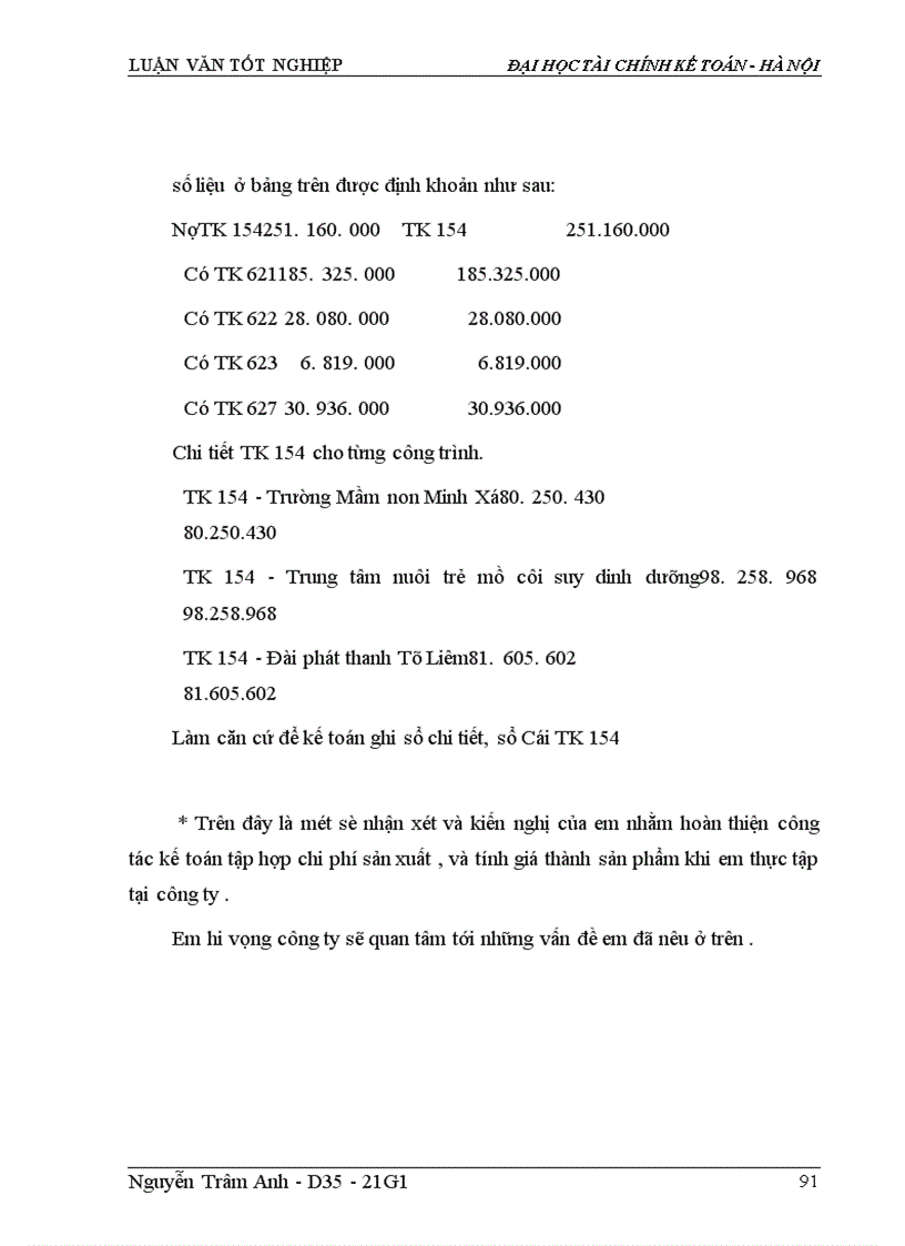 image for page Tổ chức công tác kế toán xác định chi phí sản xuất và tính giá thành sản phẩm 1