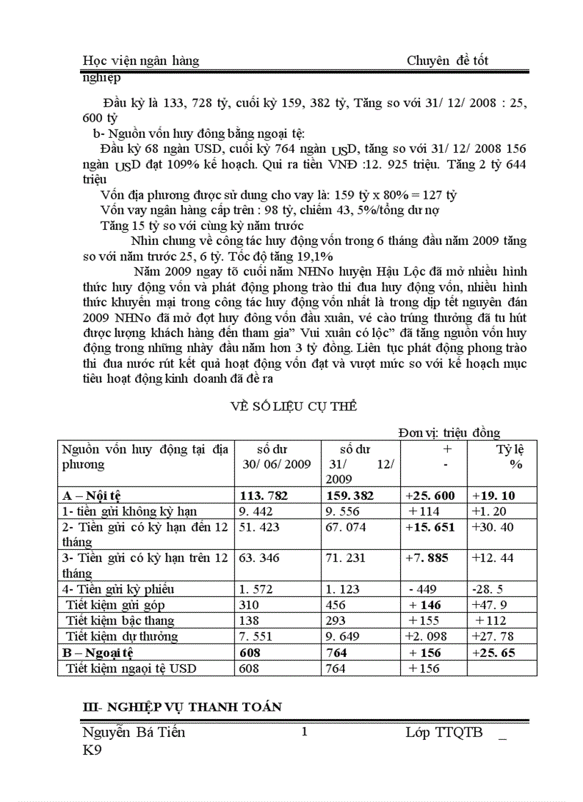 image for page Báo cáo thực tập tốt nghiệp tại NHNo PTNT chi nhánh Hậu Lộc