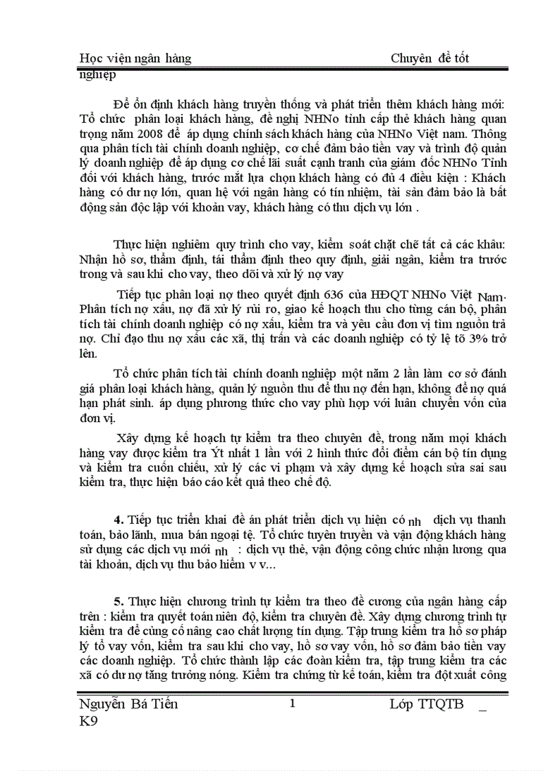 image for page Báo cáo thực tập tốt nghiệp tại NHNo PTNT chi nhánh Hậu Lộc