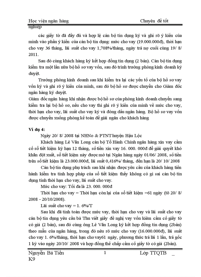 image for page Báo cáo thực tập tốt nghiệp tại NHNo PTNT chi nhánh Hậu Lộc