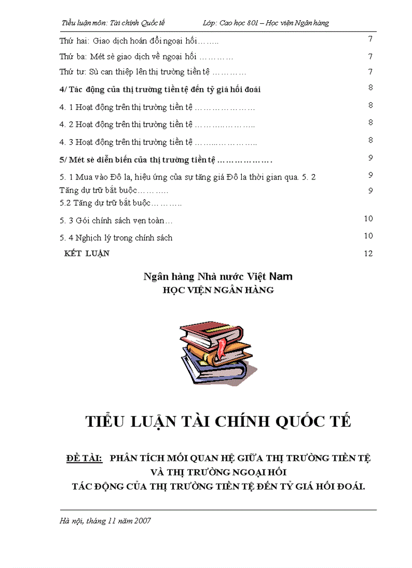 image for page Phân tích mối quan hệ giữa thị trường tiền tệ và thị trường ngoại hối Tác động của thị trường tiền tệ đến tỷ giá hối đoái