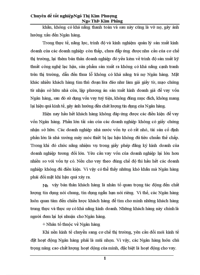 image for page Giải pháp nâng cao chất lượng tín dụng ngắn hạn tại Ngân hàng Công thương Nam Định 1