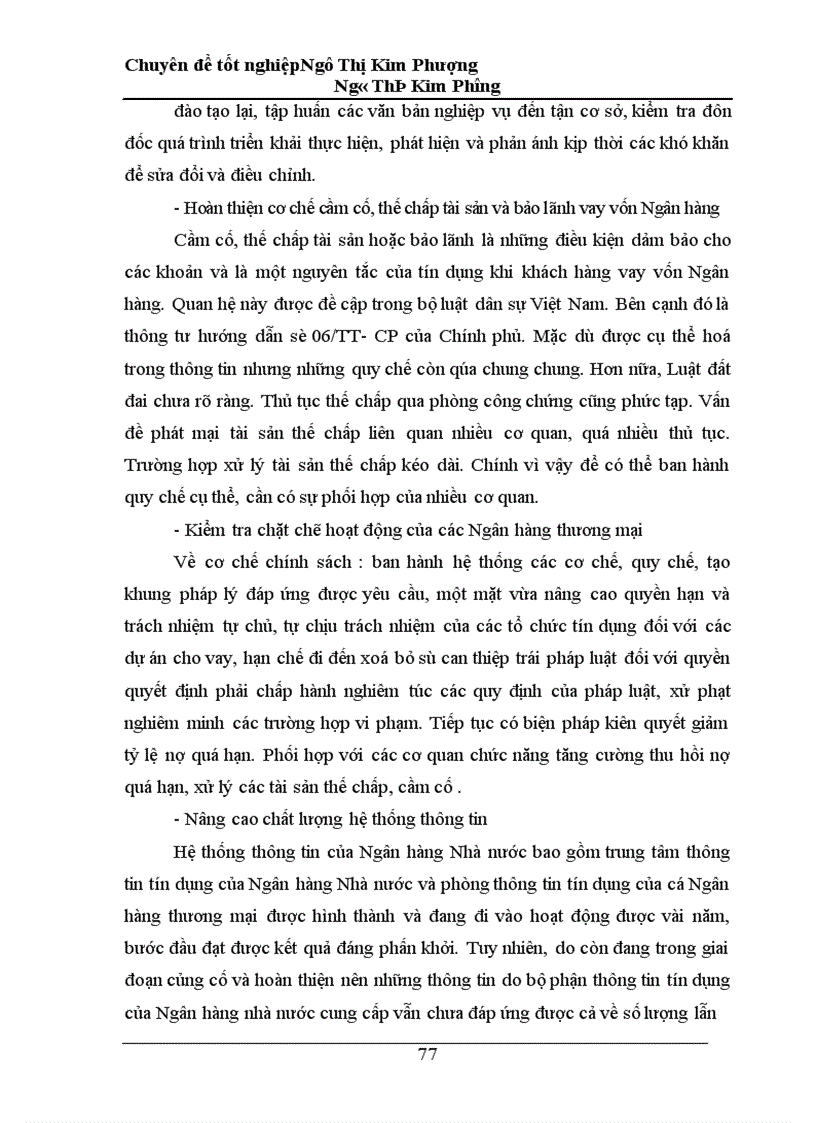 image for page Giải pháp nâng cao chất lượng tín dụng ngắn hạn tại Ngân hàng Công thương Nam Định 1