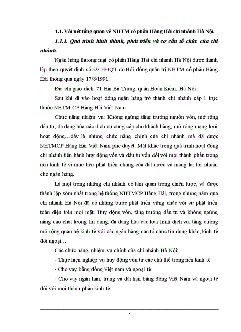 image for page Thực trạng và giải pháp tăng cường công tác huy động vốn tại Ngân hàng thương mại cổ phần Hàng Hải chi nhánh Hà Nội 1