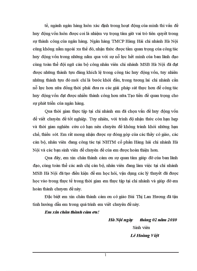 image for page Thực trạng và giải pháp tăng cường công tác huy động vốn tại Ngân hàng thương mại cổ phần Hàng Hải chi nhánh Hà Nội 1