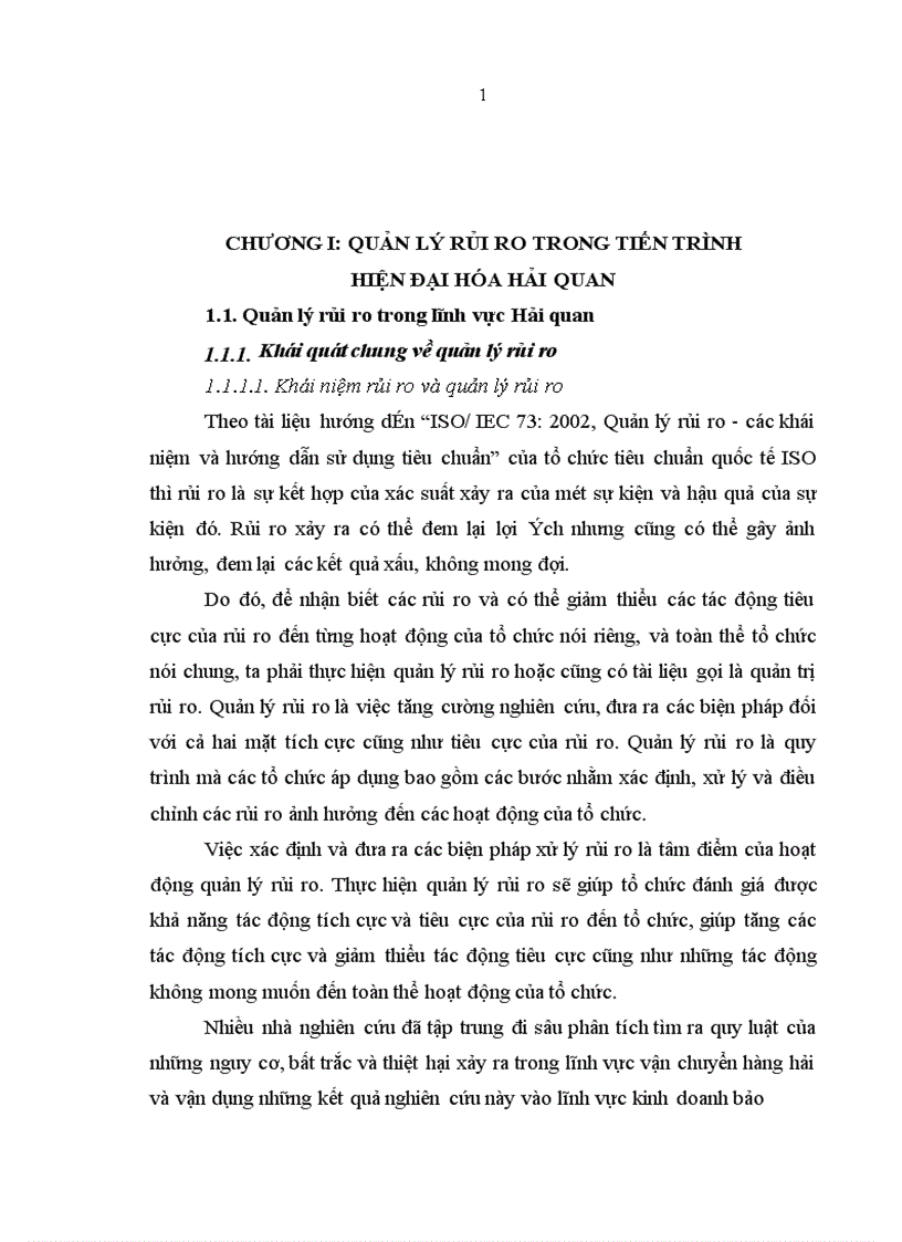 image for page Quản lý rủi ro nhằm nâng cao hiệu quả công tác trong tiến trình hiện đại hóa Hải quan Việt Nam