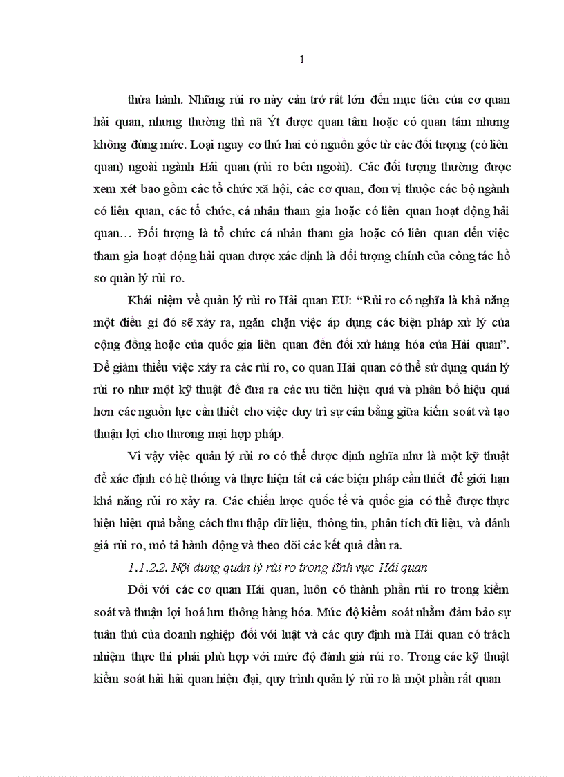 image for page Quản lý rủi ro nhằm nâng cao hiệu quả công tác trong tiến trình hiện đại hóa Hải quan Việt Nam