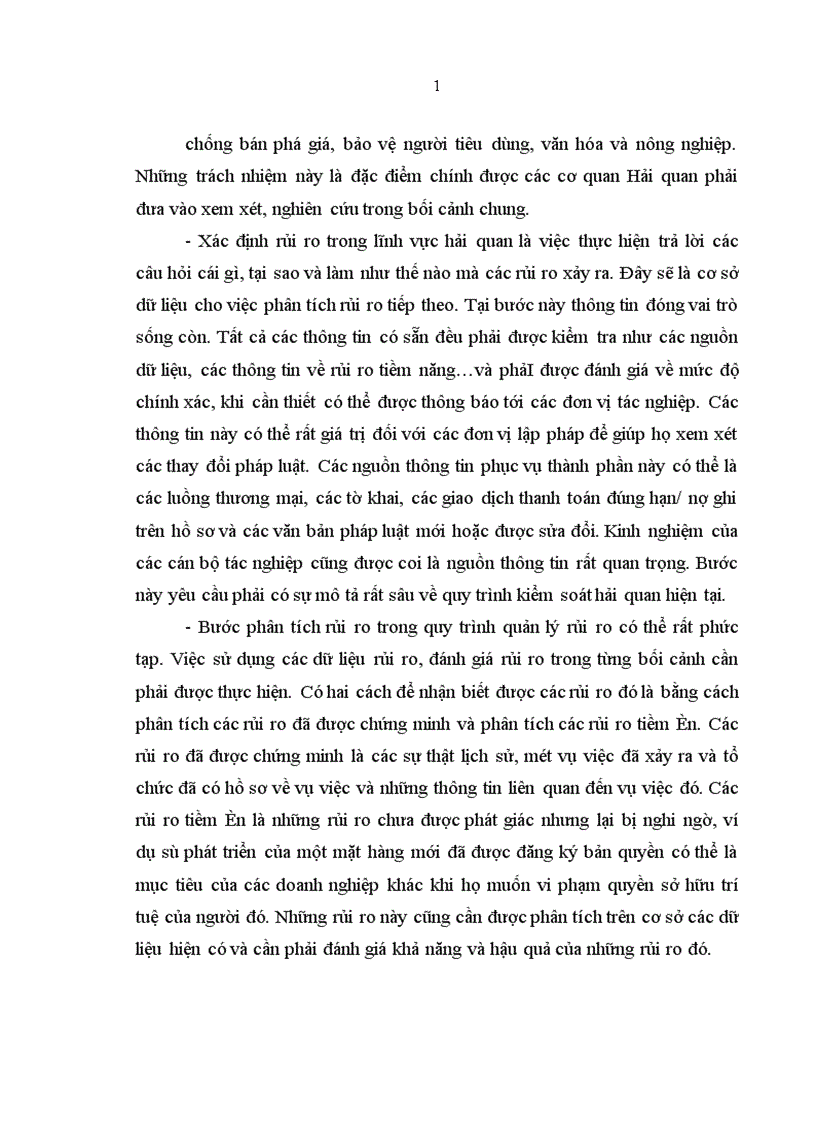 image for page Quản lý rủi ro nhằm nâng cao hiệu quả công tác trong tiến trình hiện đại hóa Hải quan Việt Nam