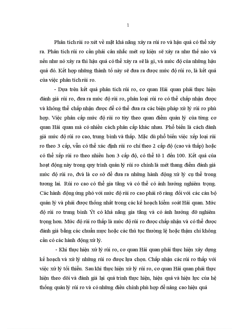 image for page Quản lý rủi ro nhằm nâng cao hiệu quả công tác trong tiến trình hiện đại hóa Hải quan Việt Nam