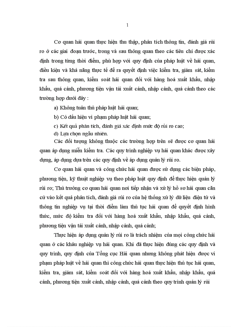 image for page Quản lý rủi ro nhằm nâng cao hiệu quả công tác trong tiến trình hiện đại hóa Hải quan Việt Nam