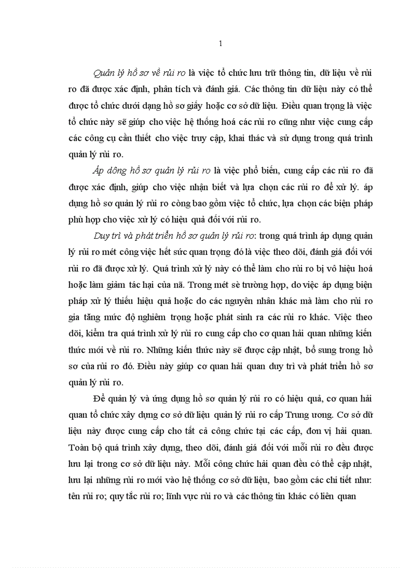 image for page Quản lý rủi ro nhằm nâng cao hiệu quả công tác trong tiến trình hiện đại hóa Hải quan Việt Nam