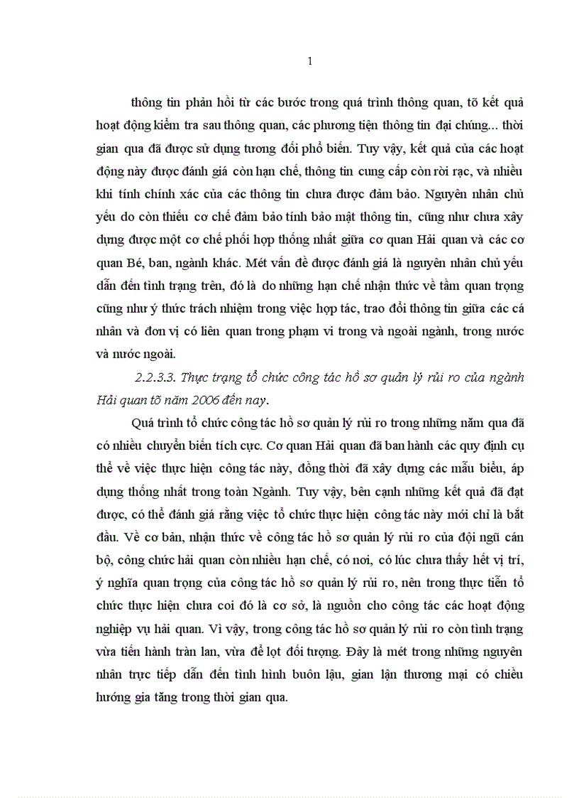 image for page Quản lý rủi ro nhằm nâng cao hiệu quả công tác trong tiến trình hiện đại hóa Hải quan Việt Nam