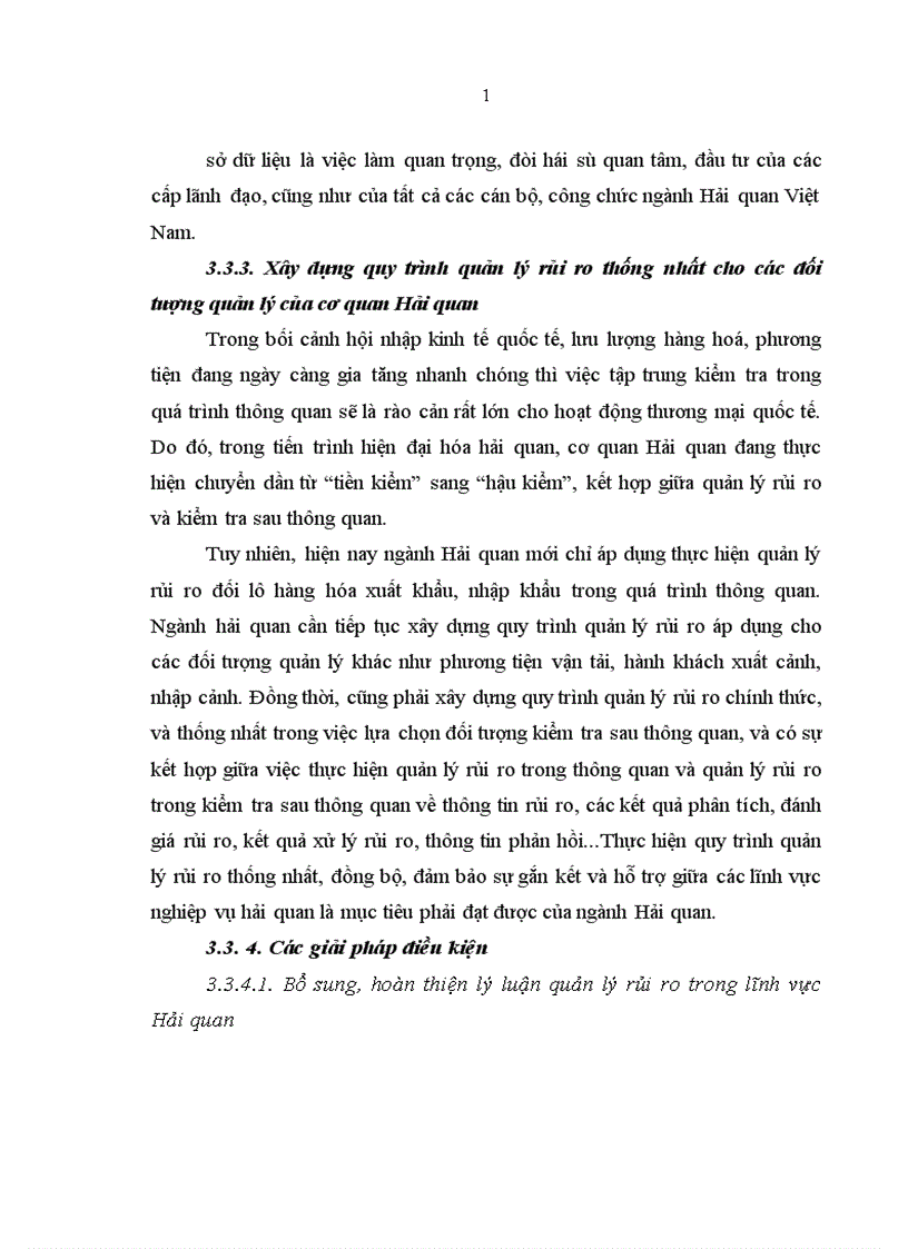 image for page Quản lý rủi ro nhằm nâng cao hiệu quả công tác trong tiến trình hiện đại hóa Hải quan Việt Nam