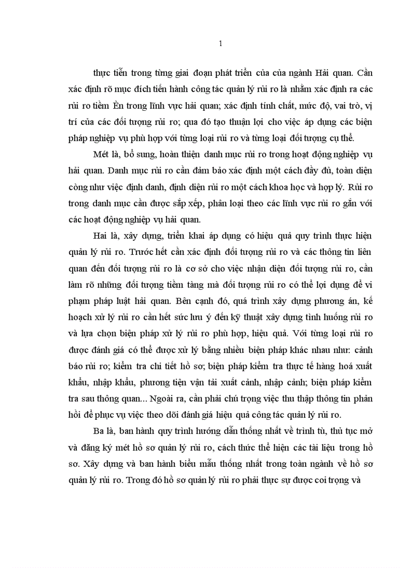 image for page Quản lý rủi ro nhằm nâng cao hiệu quả công tác trong tiến trình hiện đại hóa Hải quan Việt Nam