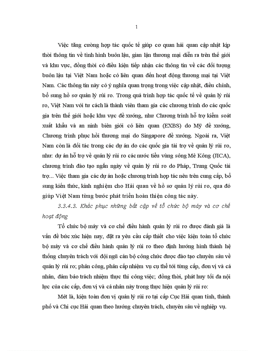 image for page Quản lý rủi ro nhằm nâng cao hiệu quả công tác trong tiến trình hiện đại hóa Hải quan Việt Nam