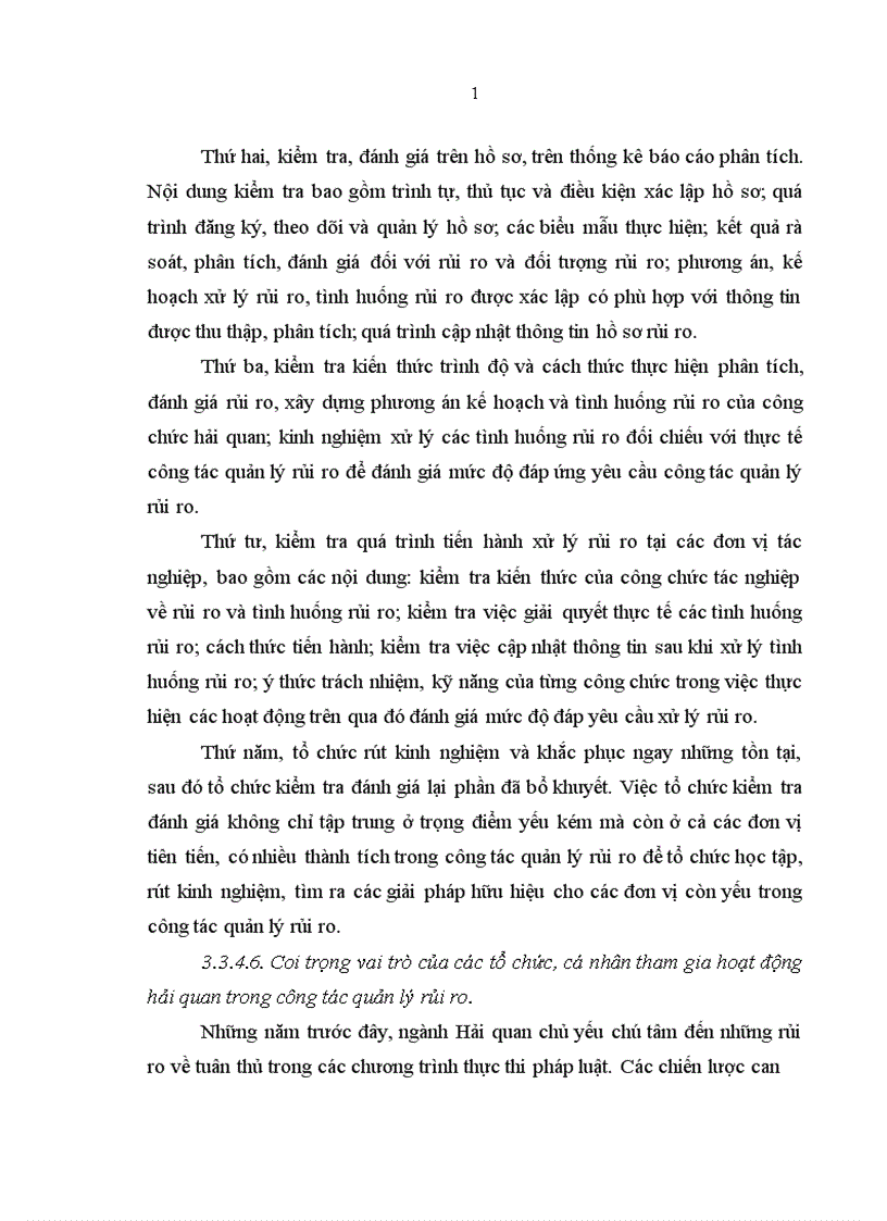 image for page Quản lý rủi ro nhằm nâng cao hiệu quả công tác trong tiến trình hiện đại hóa Hải quan Việt Nam