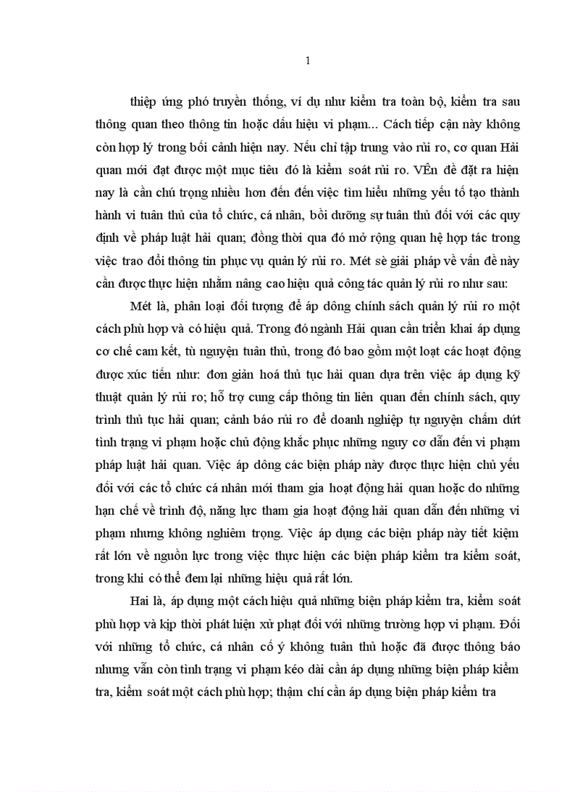 image for page Quản lý rủi ro nhằm nâng cao hiệu quả công tác trong tiến trình hiện đại hóa Hải quan Việt Nam