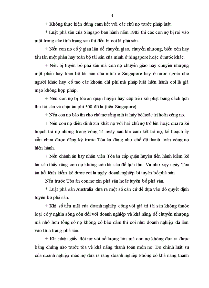 image for page Quyền và nghĩa vụ của chủ nợ và con nợ trong thủ tục phá sản 1