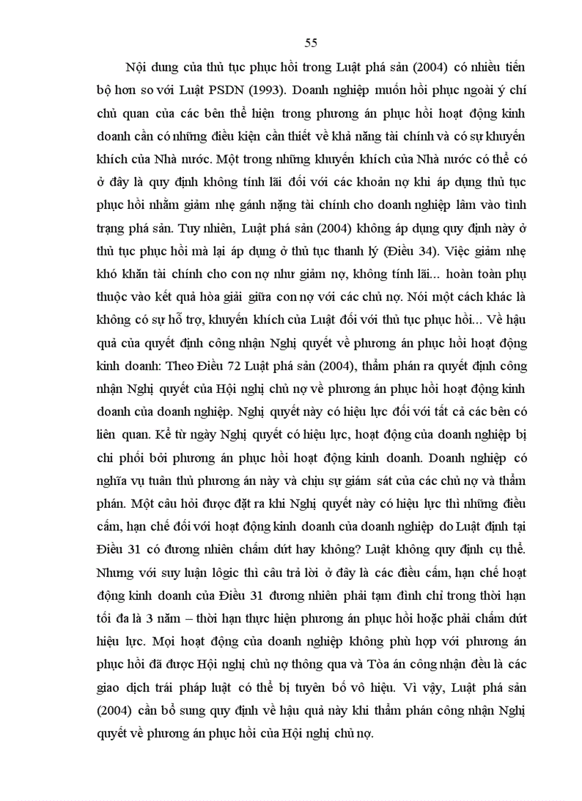 image for page Quyền và nghĩa vụ của chủ nợ và con nợ trong thủ tục phá sản 1