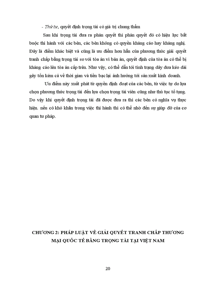 image for page Giải quyết tranh chấp thương mại quốc tế bằng trọng tài tại Việt Nam