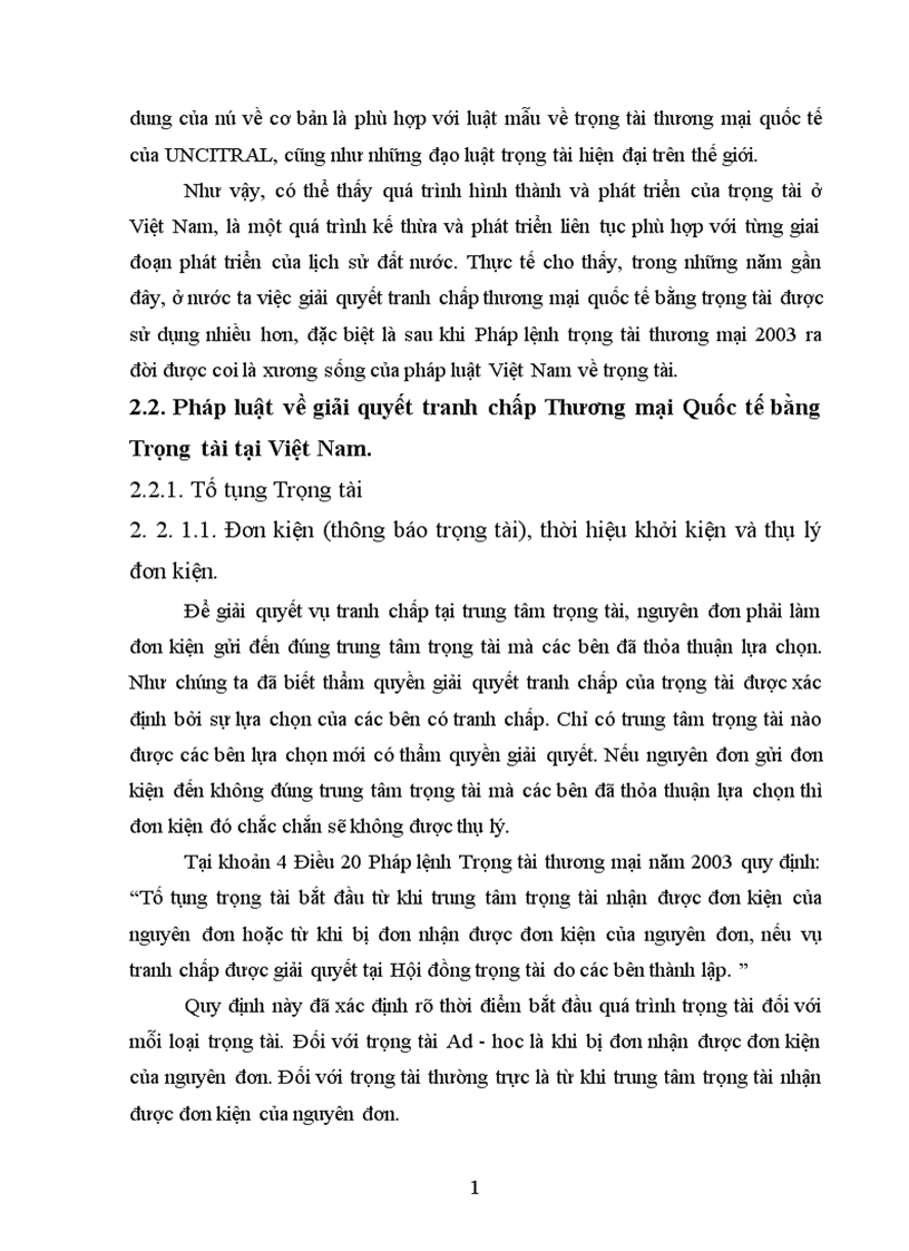image for page Giải quyết tranh chấp thương mại quốc tế bằng trọng tài tại Việt Nam