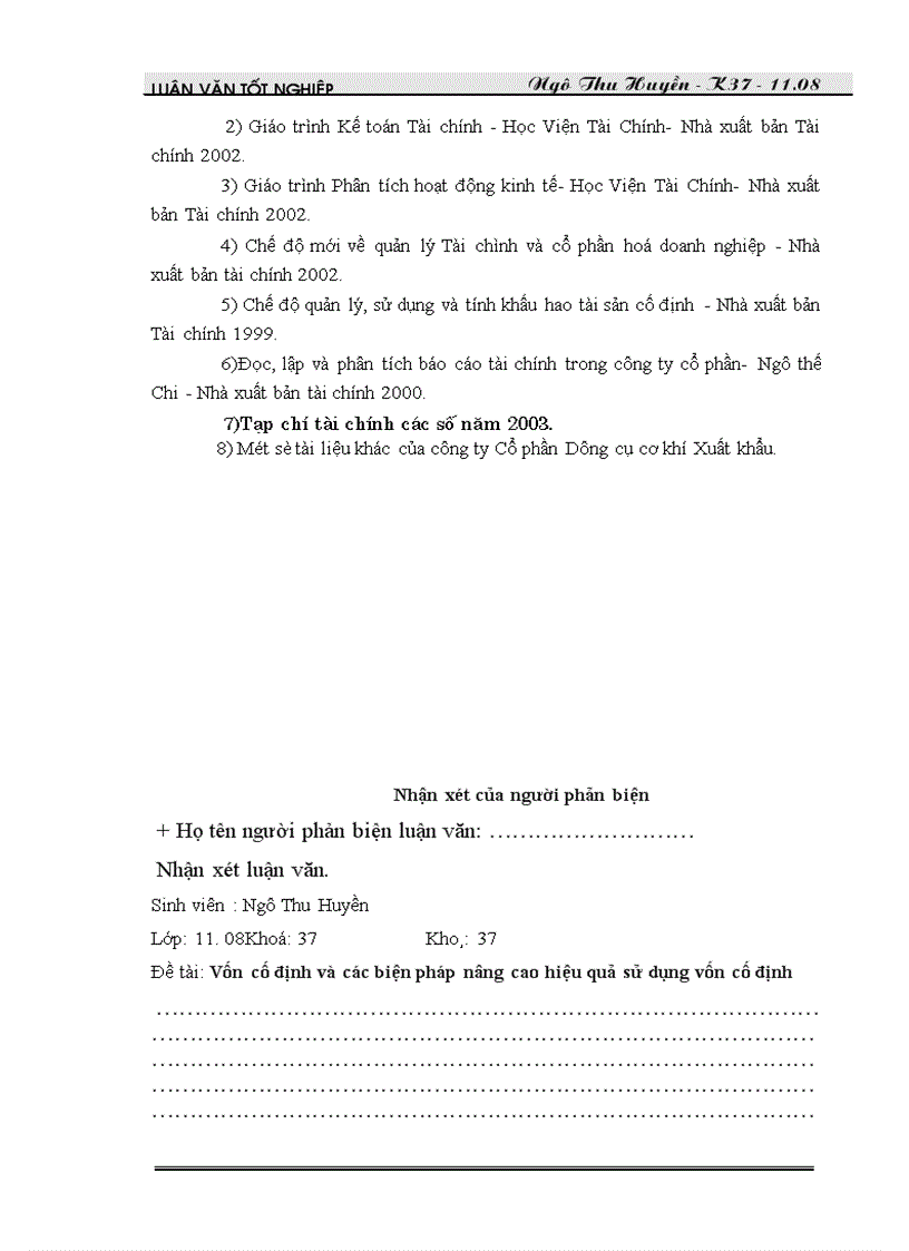 image for page Vốn cố định và các biện pháp nâng cao hiệu quả sử dụng vốn cố định ở công ty Cổ phần dụng cụ cơ khí xuất khẩu 1