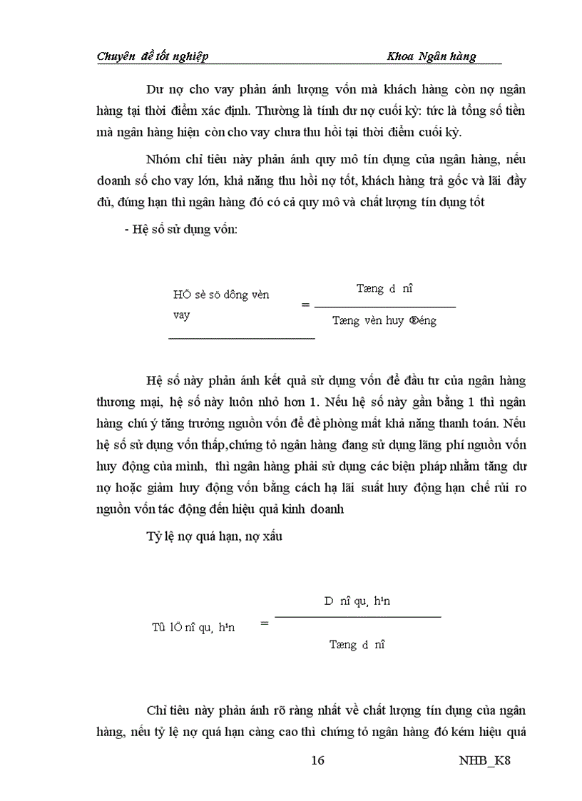 image for page Nâng cao chất lượng tín dụng đối với hộ sản xuất tại NHNo PTNT Đông Bình tỉnh Nam Định 1