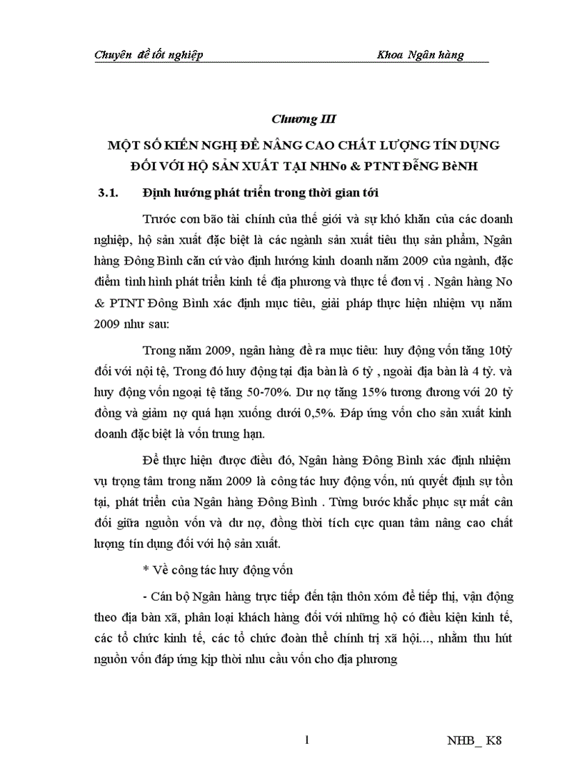 image for page Nâng cao chất lượng tín dụng đối với hộ sản xuất tại NHNo PTNT Đông Bình tỉnh Nam Định 1